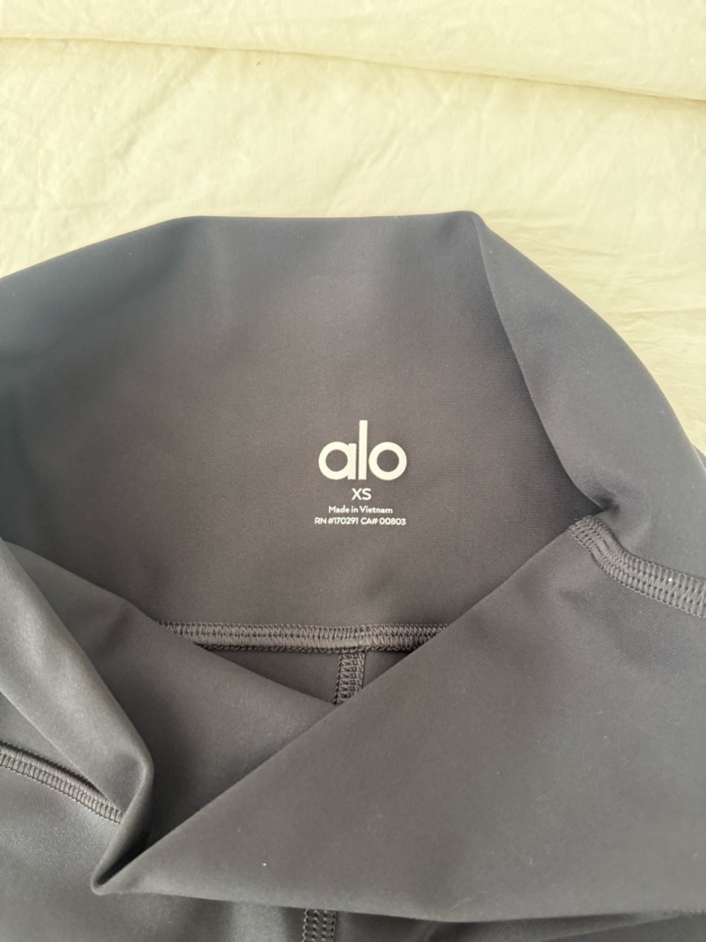 ALO Yoga High-Rise Charcoal Performance Leggings - Picture 5 of 5